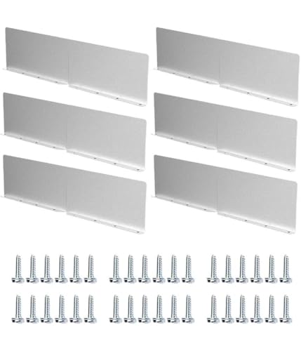 6 placas de desviación de agua de lluvia para bajantes, placa de desvío de zanja de drenaje, material de aluminio, apto para todo tipo de techos, 6 unidades
