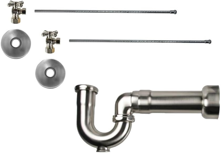 Mountain Plumbing MT621MASS-NL-PN Polished Nickel Universal New England Lavatory Supply Kit - Angle