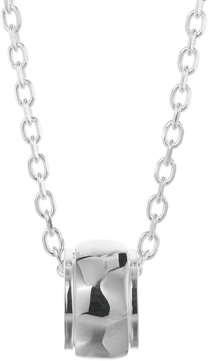 BVLGARIシルバーリング型ペンダントネックレス ブルガリ シルバー