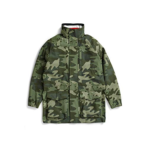 Tommy Hilfiger Men's Adaptive Jacket with Magnetic Zipper, Deep Lichen Green, Large