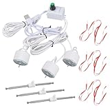 YIZITU Faltbarer 5 V USB-Schreibtischventilator mit Haken für Fleischläden, Camping und Versammlungen im Freien, leiser Betrieb, kommerzielle Küche, zum Aufhängen