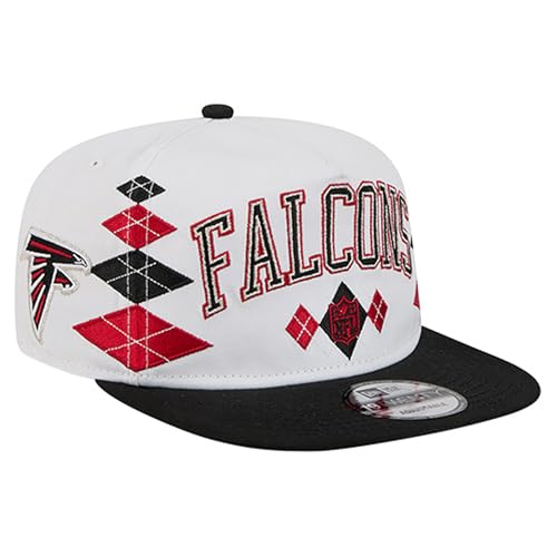 New Era Men's White Atlanta Falcons Argyle 19TWENTY Adjustable Hat