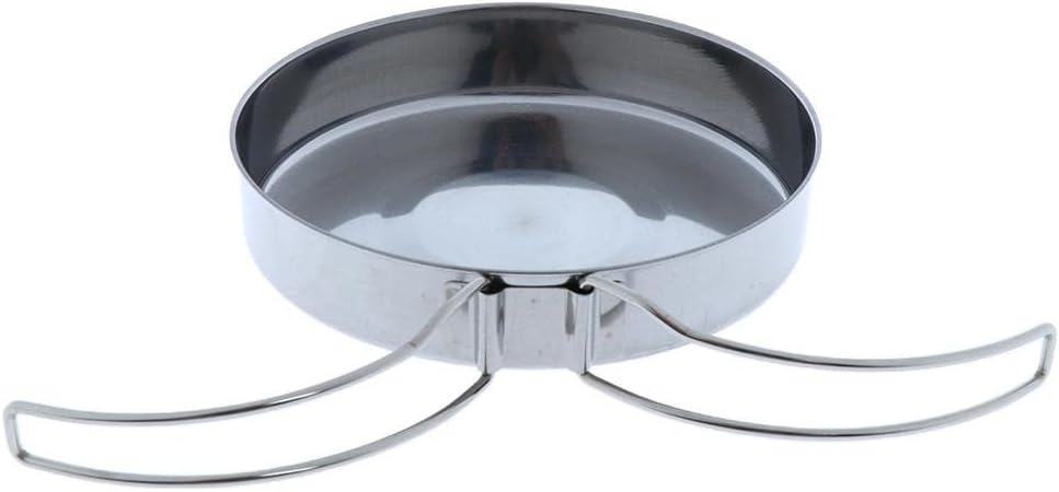 Portable Camping Frying Pan Pot with Nonstick Surface & Folding Handle for Outdoor Hiking Picnic