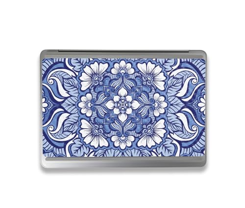Image of MightySkins Carbon Fiber Skin Compatible with Microsoft Surface Laptop Studio 2 (2023) Full Wrap Kit - Flower Mandala | Protective Durable Textured Carbon Fiber Finish | Made in The USA