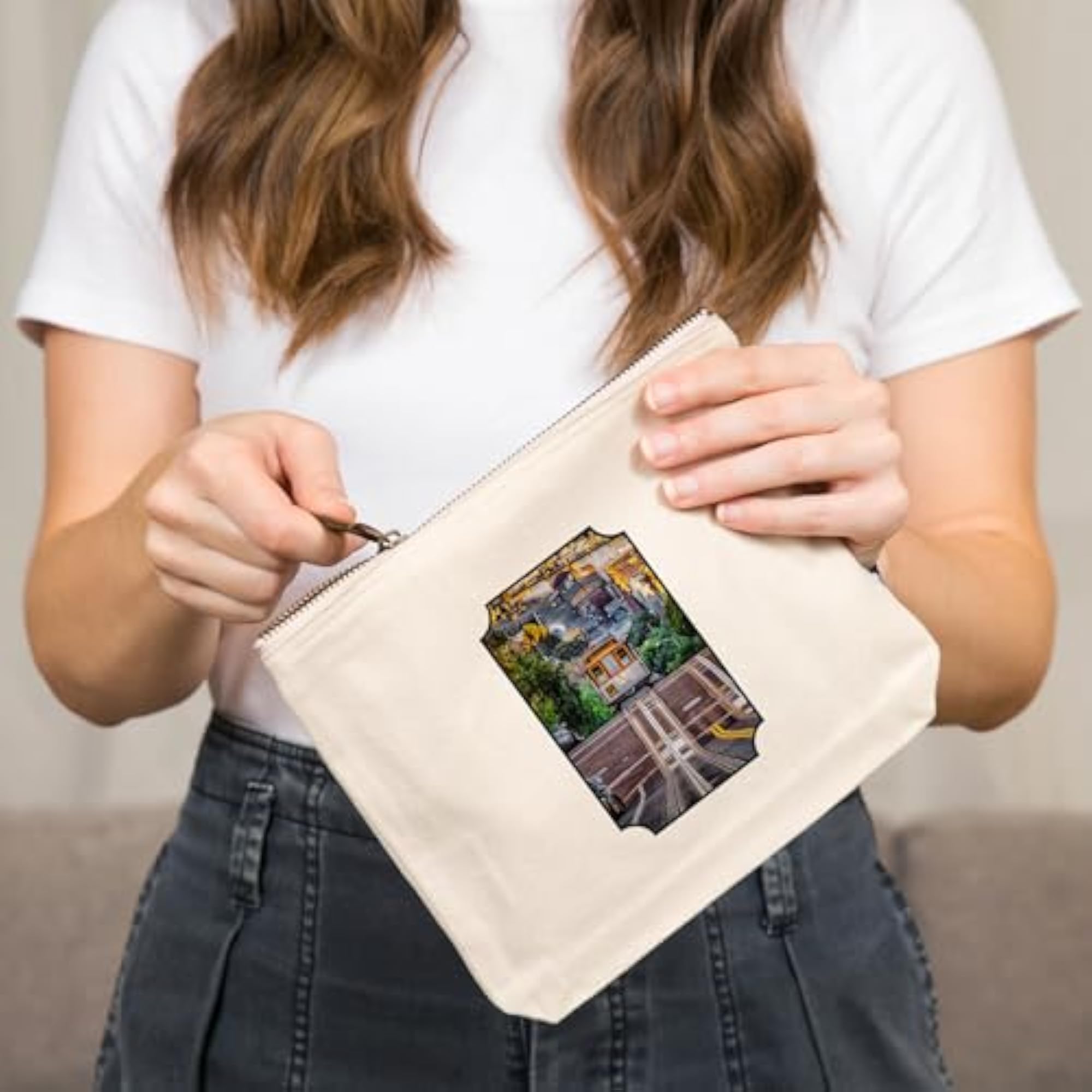Cotton Canvas Travel Accessory Go Bag