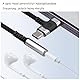 Leloco 2-IN-1 USB C+Lightning Klinke Adapter C Auf Klinke 3,5mm, USB C Aux Adapter zu Kopfhörer Jack Audio Adapter füri Phone 16 15 14 13 12 11 mit Samsung,Google Pixel