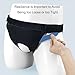 Inguinal Hernia Support for Men and Women with Removable Compression Pad and Adjustable Waist Belt, Suitable for Unilateral/Bilateral Inguinal Hernia Belt(White,Small)