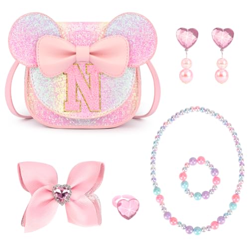 Image of mibasies Toddler Purse Gifts for Girls: 3 Year Old Girl Gifts, Girl Toys Purse Set