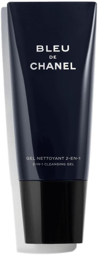 シャネルブルーデシャネル2-in-1クレンジングジェル、3.4 fl oz(100 ml)、フェイシャルクレンザー、スキンケア、プレゼント、買い物客が含まれています