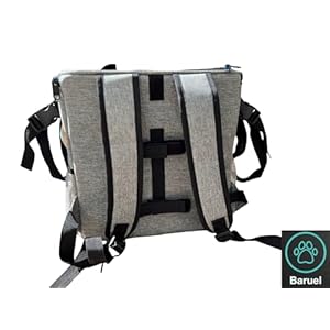 Baruel-Pet-Backpack-Spacious-Carrier-for-Dog-Cat-Rabbit-Hamster-Bicycle-Attachable-Bag-with-Adjustable-Shoulder-Straps-Breathable-Fabric-Roll-Up-Window-Storage-Pockets-15lbs-Capacity - Cucciolini Doodles   Baruel-Pet-Backpack-Spacious-Carrier-for-Dog-Cat-Rabbit-Hamster-Bicycle-Attachable-Bag-with-Adjustable-Shoulder-Straps-Breathable-Fabric-Roll-Up-Window-Storage-Pockets-15lbs-Capacity