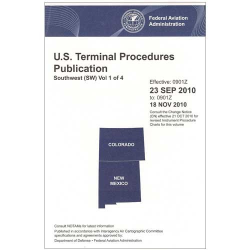 FAA IFR Terminal Procedures Bound Southwest Vol 1