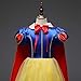 OBEEII Blancanieves Disfraz con Capa Snow White Carnaval Traje de Princesa Cuentos...