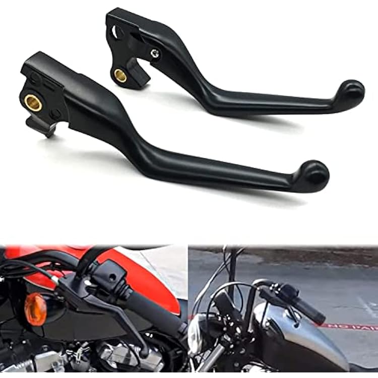 Brake Clutch Levers Powersports Lever for Harley Sportster 883 1200 2004 - 2013 Motorcycle Handle Accessories Replacement Parts (Black)