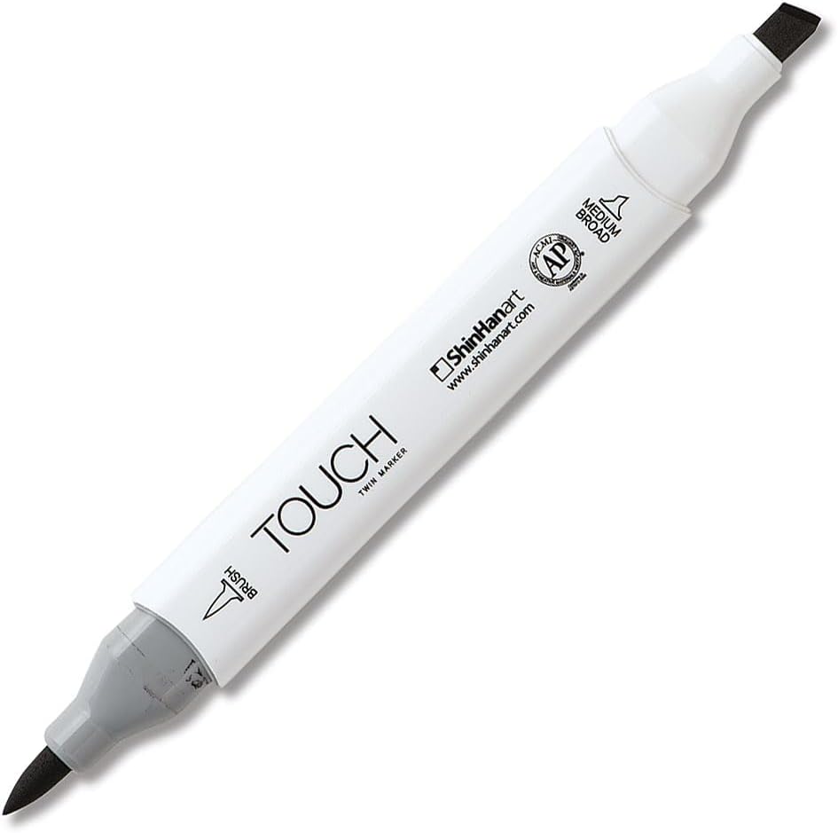 ShinHan Touch Twin Brush Markers Warm Grey 9 WG9