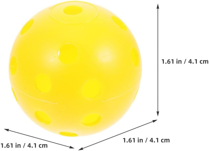 SUPVOX Plastic Practice Baseballs 25pcs Practice Golf Balls Baseball Balls Outdoor Indoor Balls
