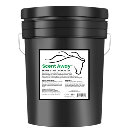 SCENT AWAY Horse Stall Deodorizer Odor Eliminator | 100% Natural ...