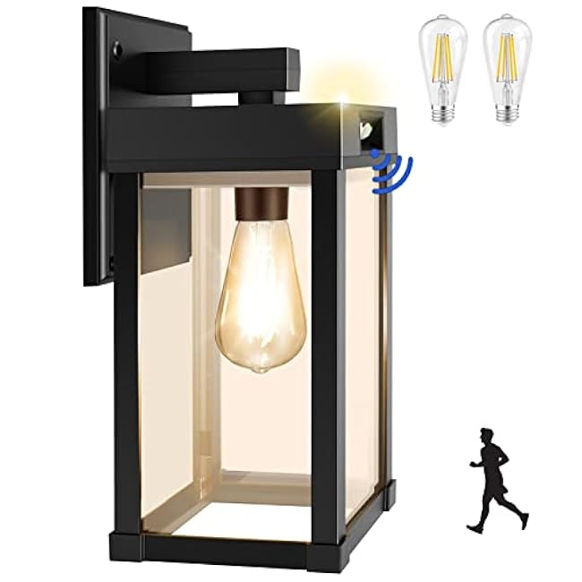 Solar Wall Lights Solar Wall Sconce Porch Light 5.8 x 5.8 x 13.58 in