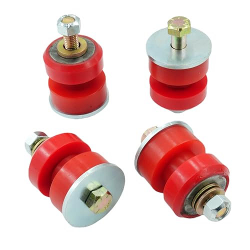 4X Engine Poly Motor Mount Kit for Peterbilt 379 1987-2007, 387 1999-2010 Truck Replace Part Number:...