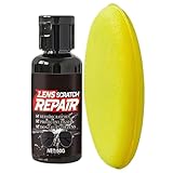 Rimozione di graffi per occhiali, riparazione liquida da 30 g, riparazione di occhiali, per la casa, l'auto, il parabrezza, il casco, gli occhiali, lo schermo, la fotocamera e