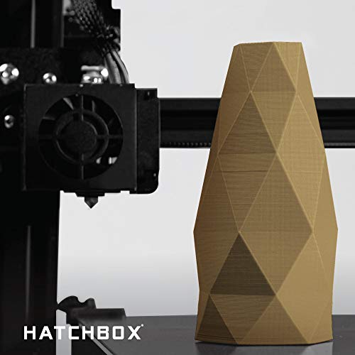 Image of HATCHBOX 1.75mm Bronze PLA 3D Printer Filament, 1 KG Spool, Dimensional Accuracy + /- 0.03 mm, 3D Printing Filament