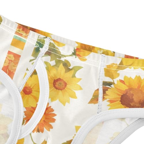 KLL Boho Style Sunflowers Boys Toddler Comfort Briefs Underwear Cute Children Panties4