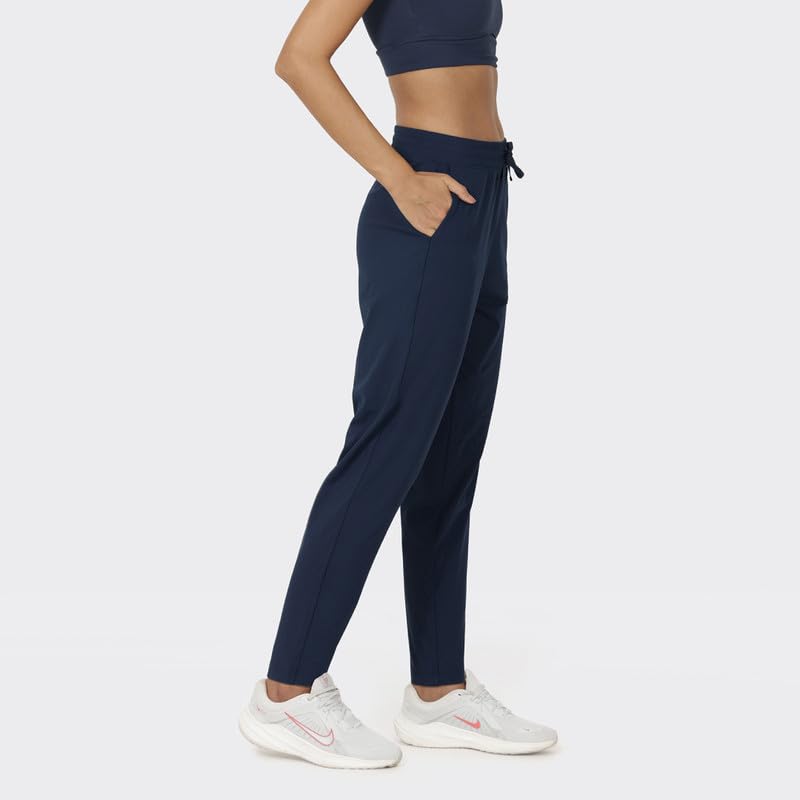 Image of BlissClub Women Mid Rise Tapered Casual Pants