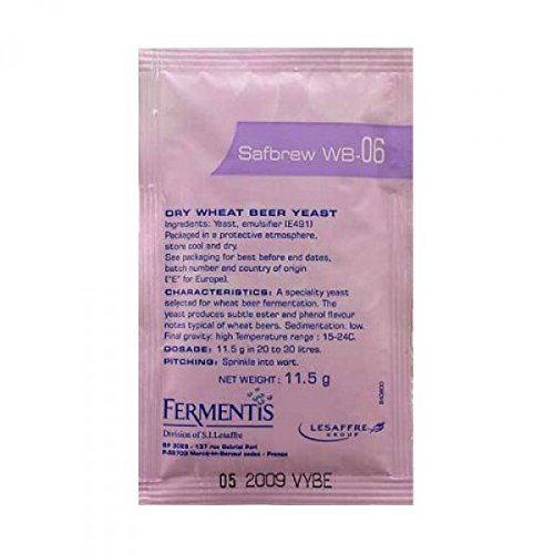 BEER YEAST - wb 06 - Fermentis | Saflager | Safbrew | Safale | Lager Yeast | Homebrew | Brewing Yeast | Pilsner | Dry Yeast