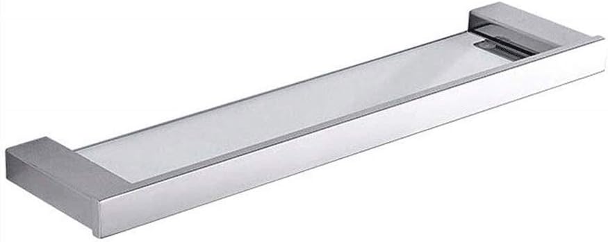 Wall Mount Chrome Finish Stainless Steel Material Bathroom Glass Shelf Lavatory Accessories