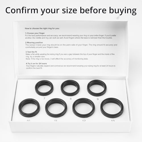 Image of COLMI Smart Ring for Women, Health Tracker & 5ATM, R02. (Only Sizing Kit)