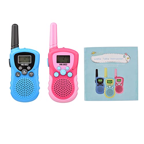 Henniu Walkie Talkie for Kids Handheld 2 Way Radio Toys Max. Walky Talky infantil de 3 km de alcance