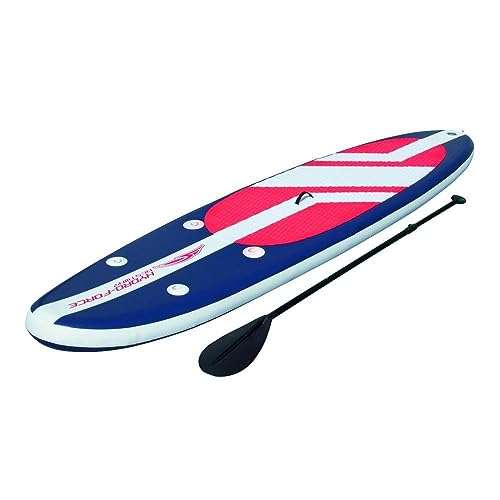 Bestway 65076 - Tabla Paddle Surf Hinchable Hydro-Force Long Tail 335x76x15 cm con Remo, Bomba y Bolsa