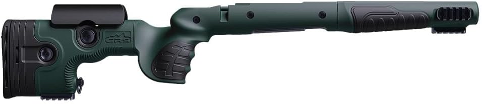 GRS Bifrost Weatherby Vanguard SA Green Stock, Custom fit Recoil Pad, Pick Rails, Ergonomic Grip, Right-Handed (105642)
