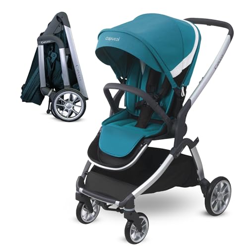 Capucci Velos Stroller - Premium Modular & Comfort, Self Standing