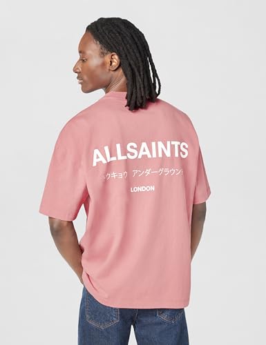 Image of AllSaints Men's Underground Oversized Short Sleeve Crew Neck Shirt