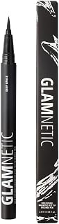 Glamnetic Felt Tip Magnetic Eyeliner - Deep Space | Soo Future! Black Waterproof Liquid Liner, All-Day Hold for Magnetic Eyelashes, Sweatproof, Paraben-Free