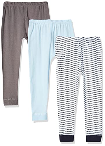 Image of Luvable Friends Baby Cotton Tapered Ankle Pants,