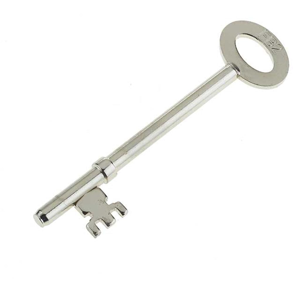 Loops Zinc Plated Fire Brigade Mortice Locks Key Set For Emergency Access