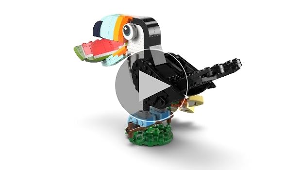 Amazon.com: LEGO Creator 3 in 1 Wild Animals: Tropical Toucan