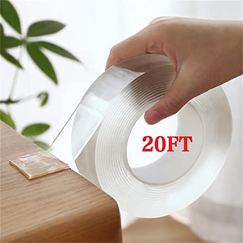 transparent tape wall