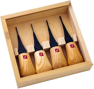 Flexcut Carving Tools, Micro Palm Craving Set, Set of 4 (FR804)