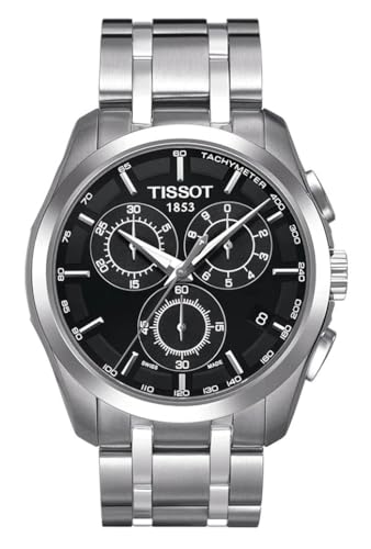 Image of Tissot Couturier Chronograph Black Dial Men's Watch T0356171105100