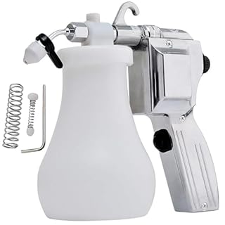 Pistolet de nettoyage électrique avec buse réglable pour enlever les taches de textiles et sérigraphies