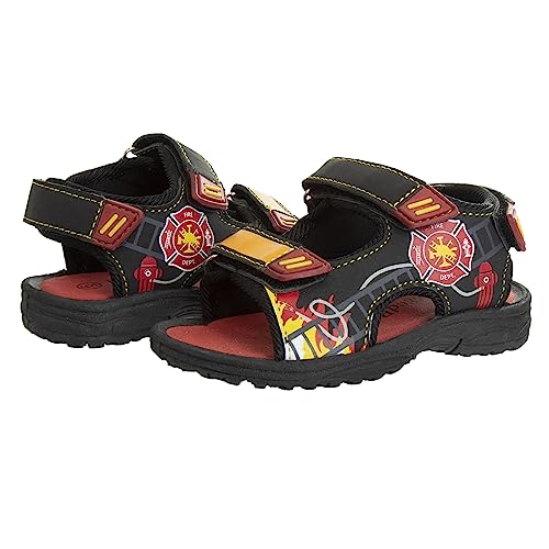 Image of Rugged Bear Kids Boys Girls Open-Toe Outdoor Sport Water Sandals - beach pool slide adjustable strap shoes athletic summer (Toddler /Little Kid /Big Kid)