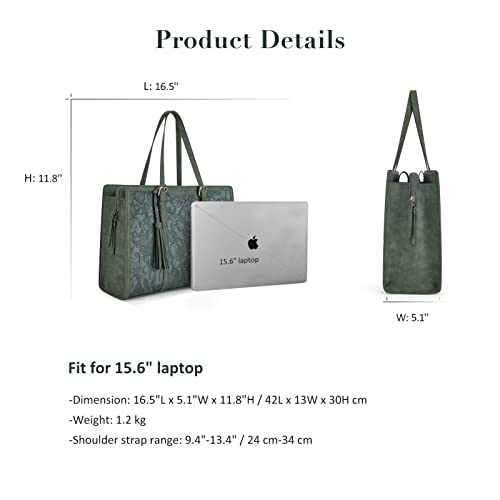 Bolso para laptop ECOSUSI 15.6 pulgadas para mujer miniatura 5