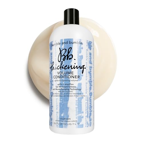 Image of Bumble and bumble. Thickening Volumizing Conditioner | For Instant Fullness | Moisturizing | Color Safe | Straight to Wavy, 1000 ml