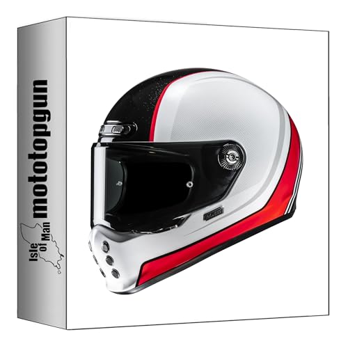 Casque intégral HJC V10 Hodu MC1 XXL : alliance d'élégance rétro et de sécurité moderne