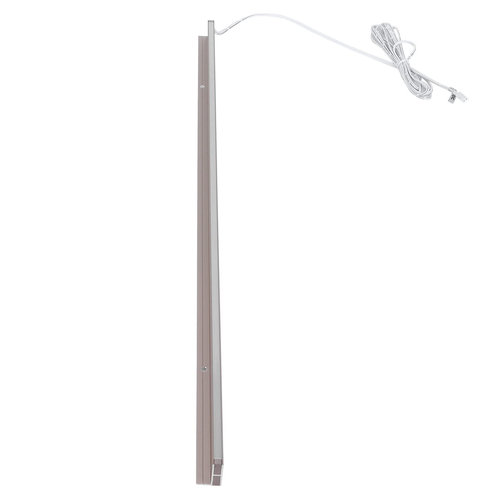 Haofy Luz LED Debajo del Gabinete de Titanio Dorado, Barra de Luz de Doble Cara de 60 Cm, Resistencia a los Rayos UV, Segura, DC12V para Vitrinas, Salas de Exposiciones