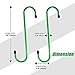 RoadandLord 8 Pcs Green Brake Caliper Hangers, Brake Caliper Hooks, Brake Caliper Hanger Hook Brake Caliper Hooks with Rubber Tips, Stainless Steel Hook/Hanger - 8 Pack (Green)