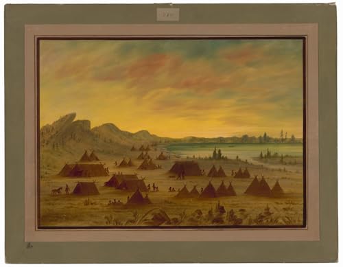 Peinture sur toile George Catlin pour une décoration de salon élégante