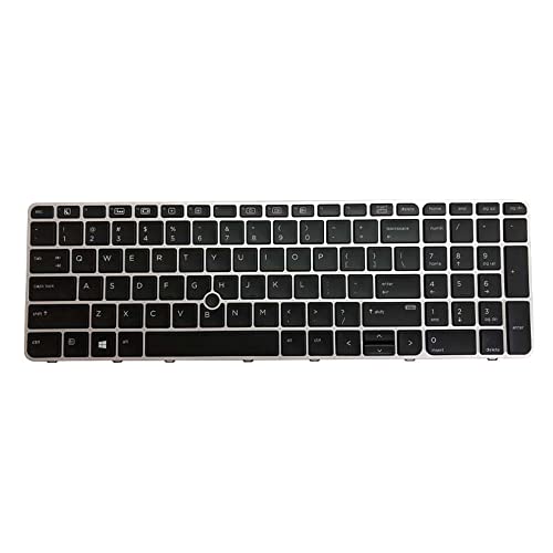 Clavier HP EliteBook 755 G3 de rechange noir disposition US